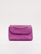 Phase Eight Suede Clutch Bag