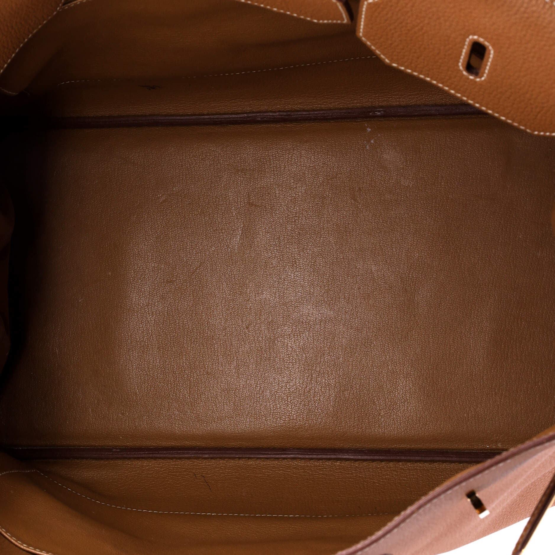 Pre-Owned Hermes Birkin Handbag Brown Togo with Gold Hardware 40, Alternate, color, Gold