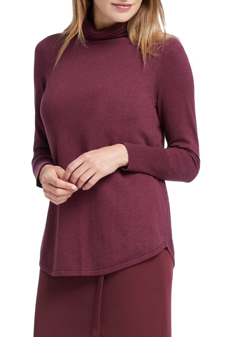 It Item Turtleneck Sweater, Main, color, PORT