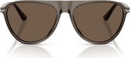 Persol 57mm Pilot Sunglasses