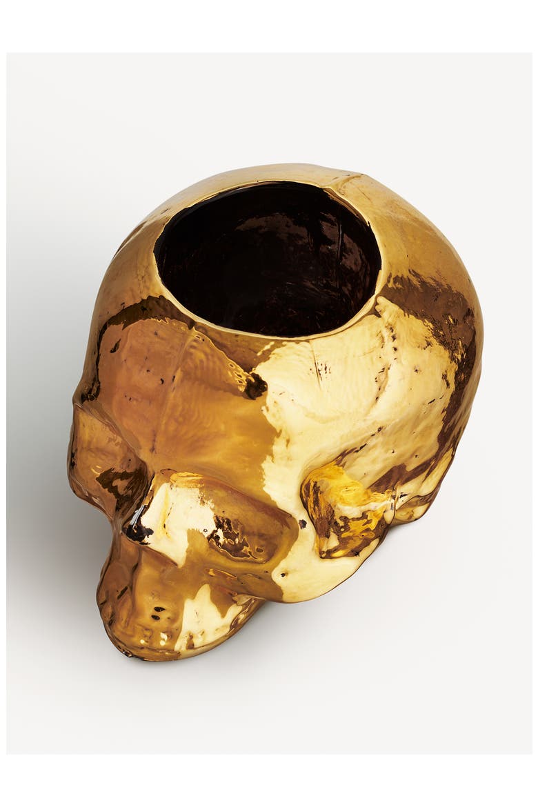 Still Life Crystal Votive Holder, Alternate, color, GOLD