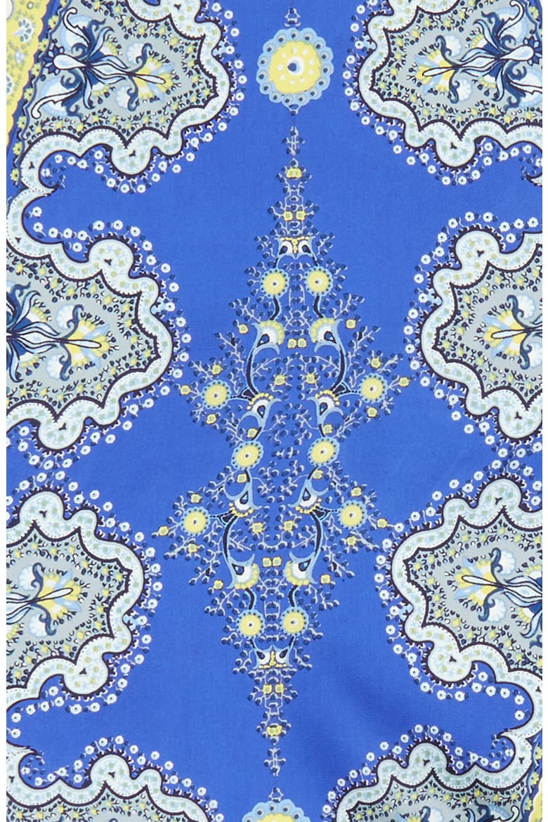 Paisley Lace Diamond Silk Scarf, Alternate, color, MARITIME NAVY