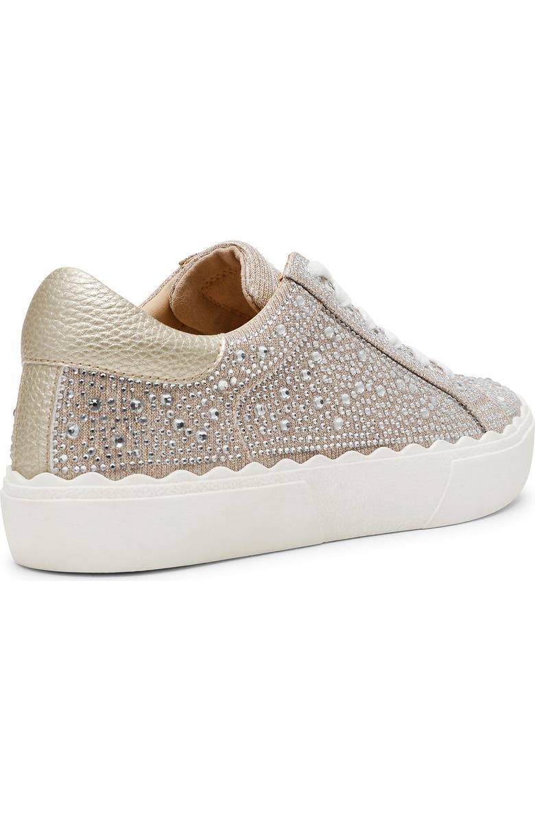 Anne Klein Carrie Crystal Encrusted Knit Sneaker, Alternate, color,