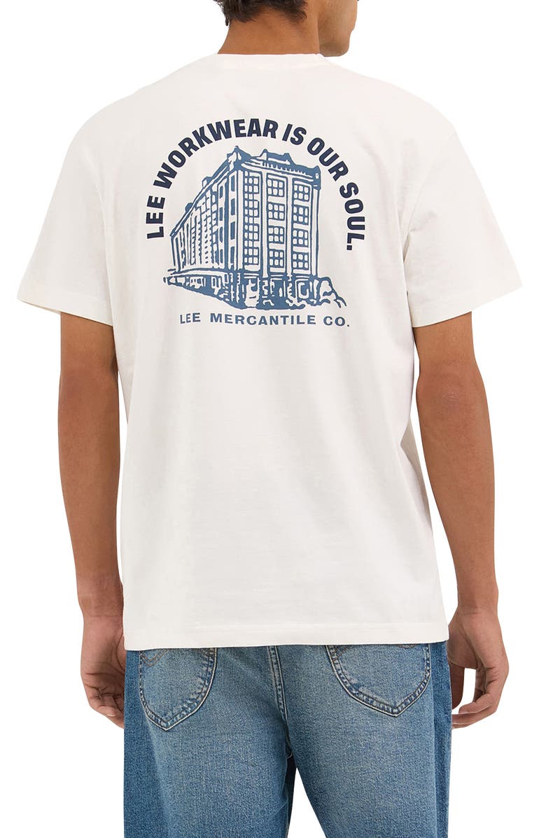 Lee Workwear Graphic T-Shirt, Alternate, color, Ecru