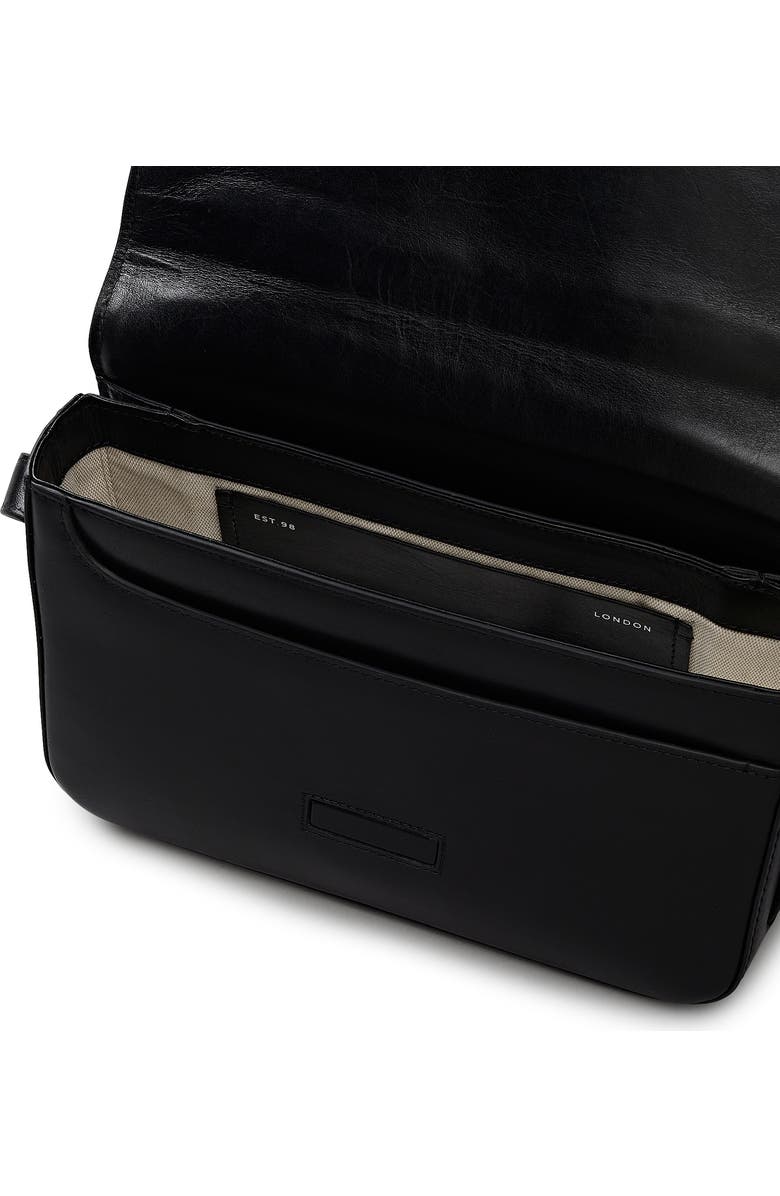 Radley Pocket Street Small Flapover Crossbody Bag, Alternate, color, Black