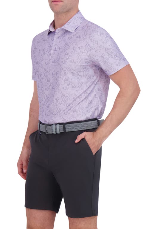 Ben Sherman Brighton Tech Jersey Polo In Lavender