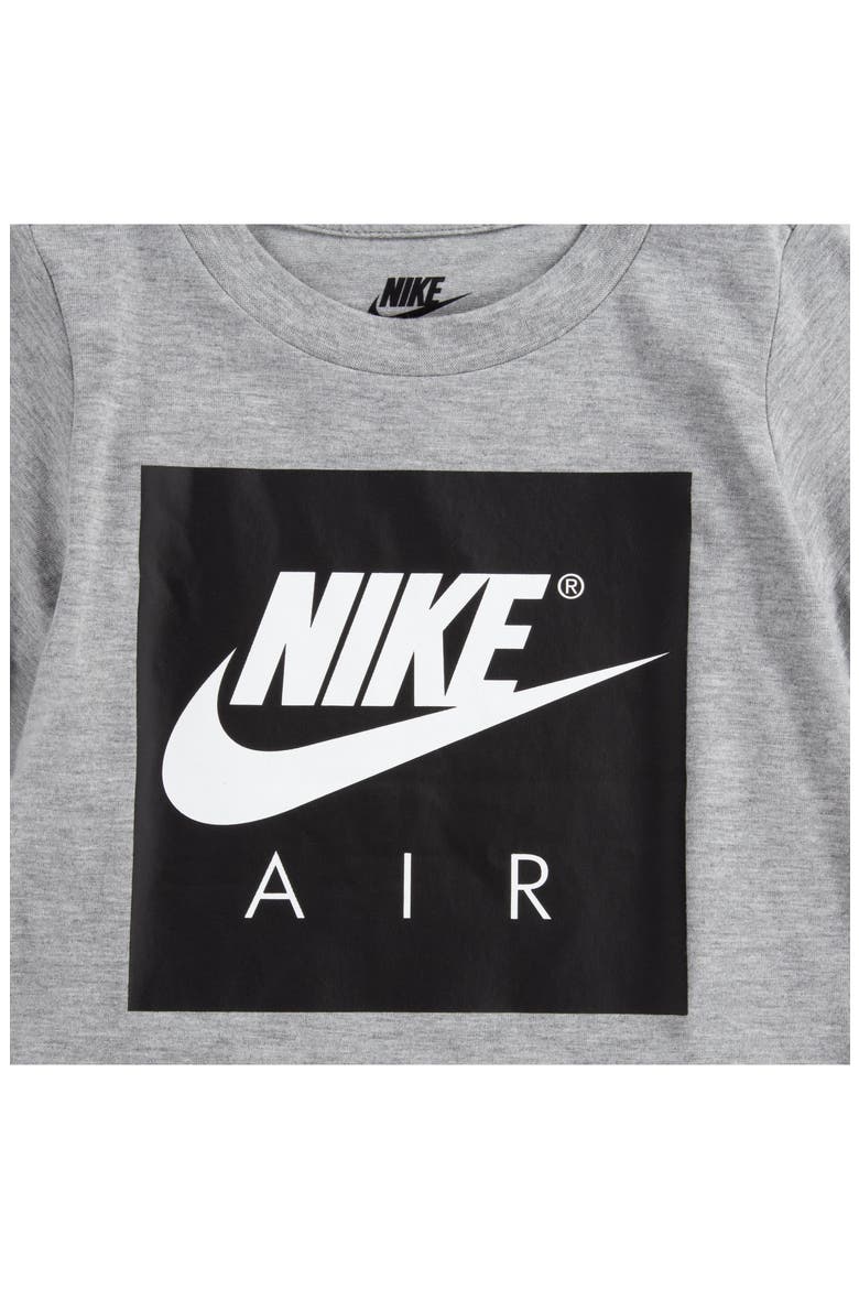 Air Logo Graphic T-Shirt & Shorts Set, Alternate, color, 023BLACK