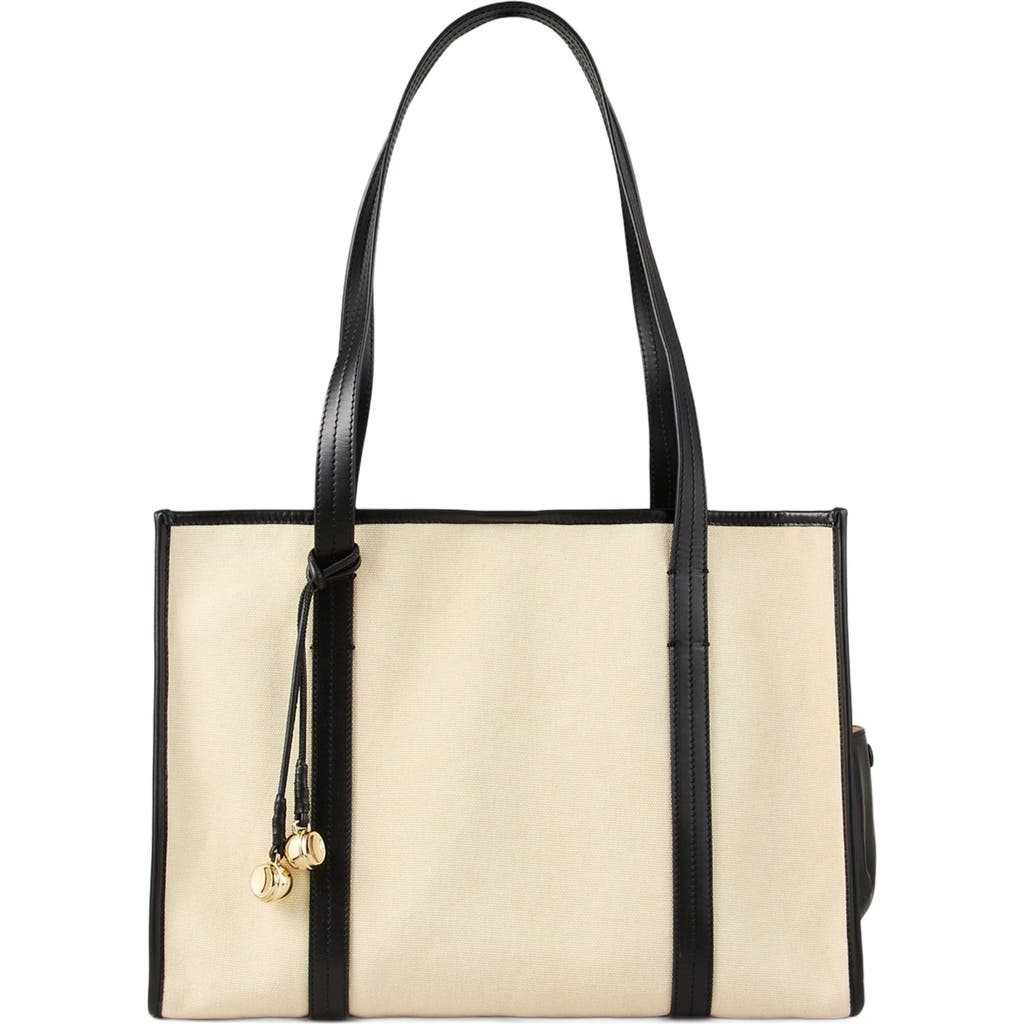 Sandro Canvas Tote Bag In Multi