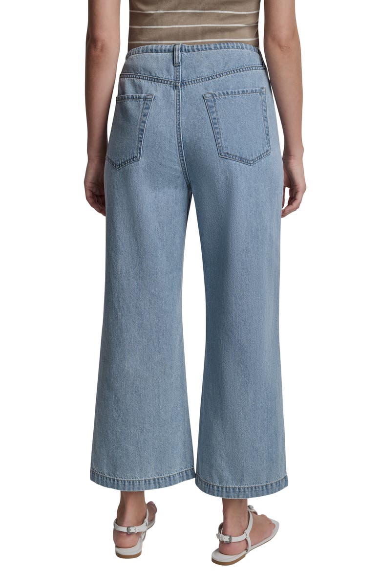 Mid Rise Wide Leg Jeans, Alternate, color, BRIGHTON