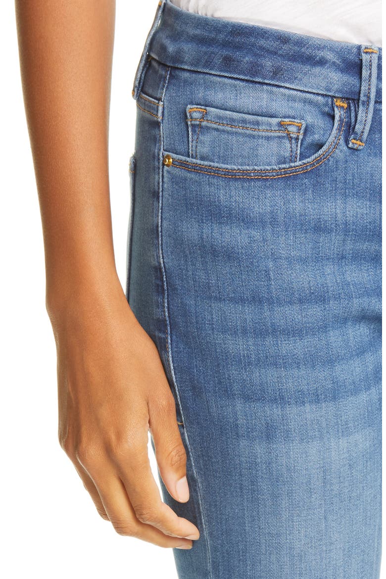 Le Crop Mini Boot High Waist Jeans, Alternate, color, POE