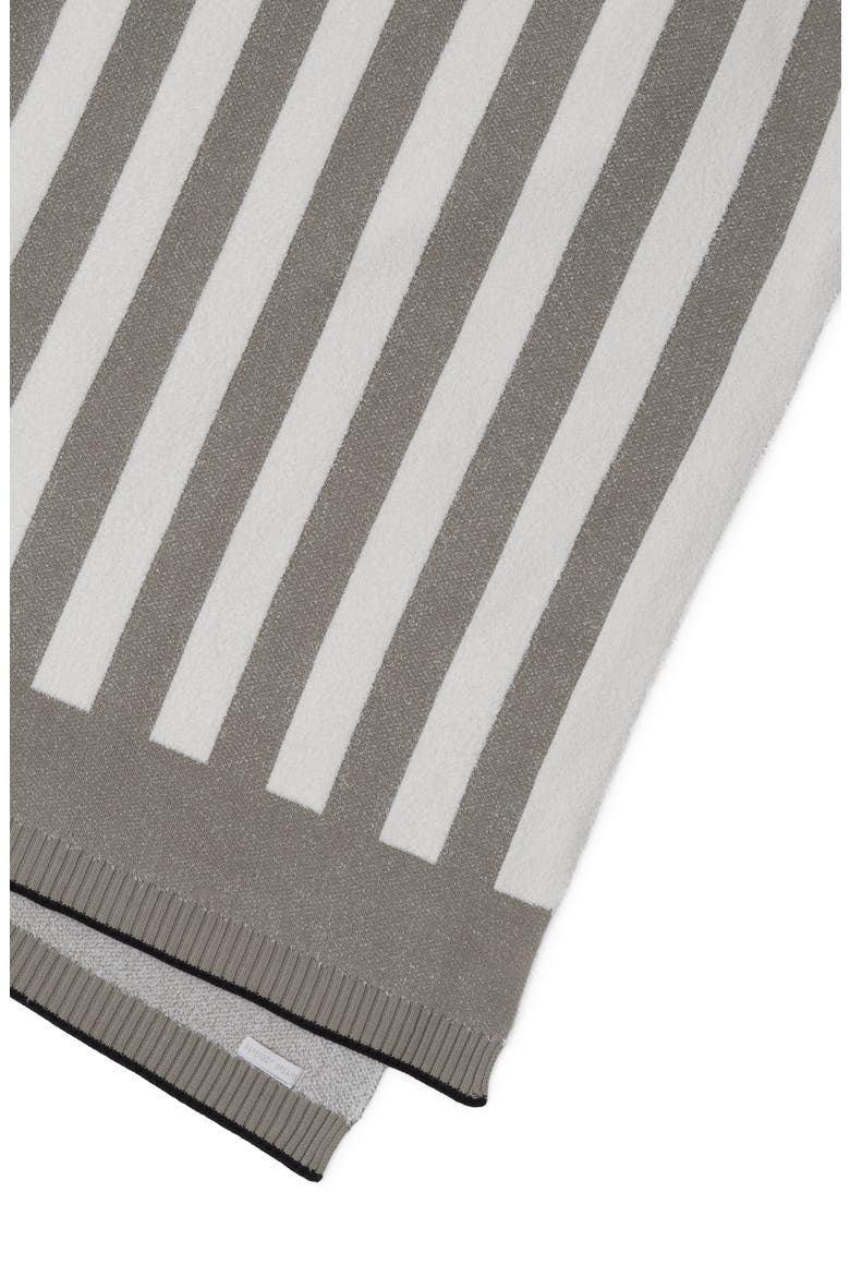 Cozychic® Stripe Throw Blanket, Alternate, color, EUCALYPTUS / CREAM