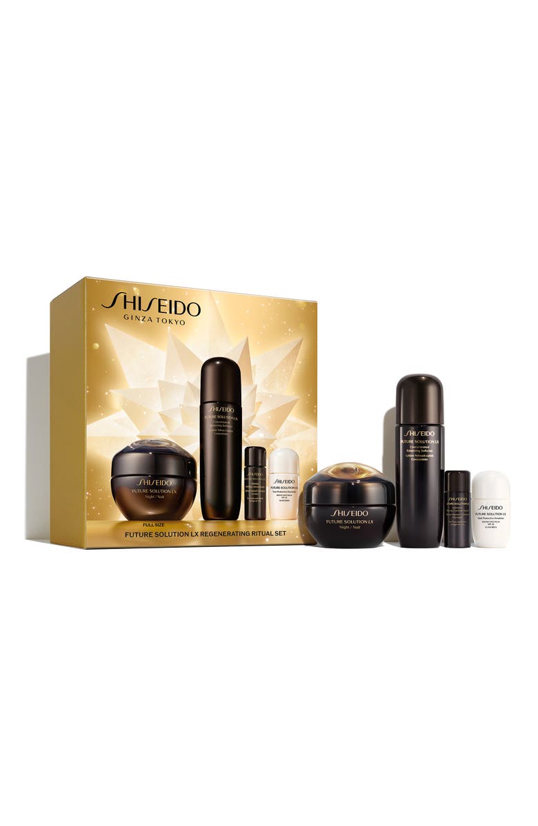 Shiseido Future Solution LX Regenerating Ritual Set USD $434 Value, Main, color, 