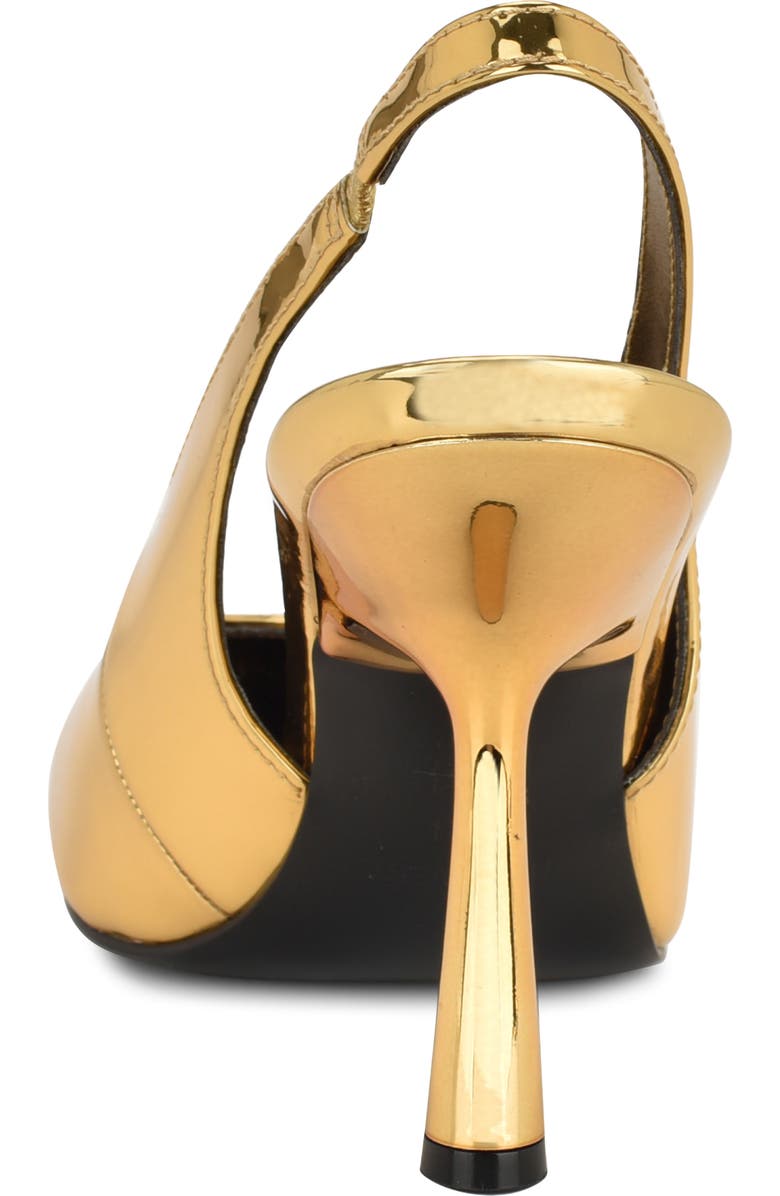 Nine West Kates Slingback Pointed Toe Pump, Alternate, color, Bronze Gold