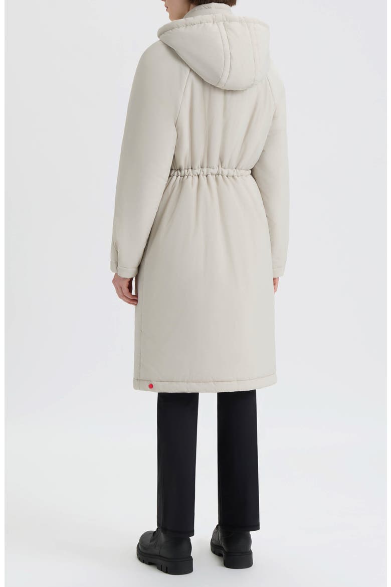 Isabelle Padded Rain Coat, Alternate, color, VANILLA