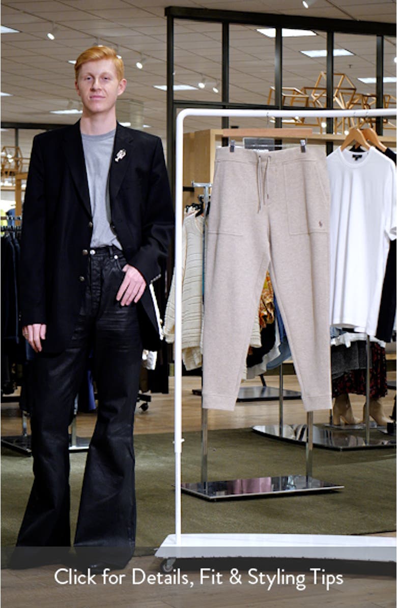 Double Knit Jacquard Joggers, sales video thumbnail