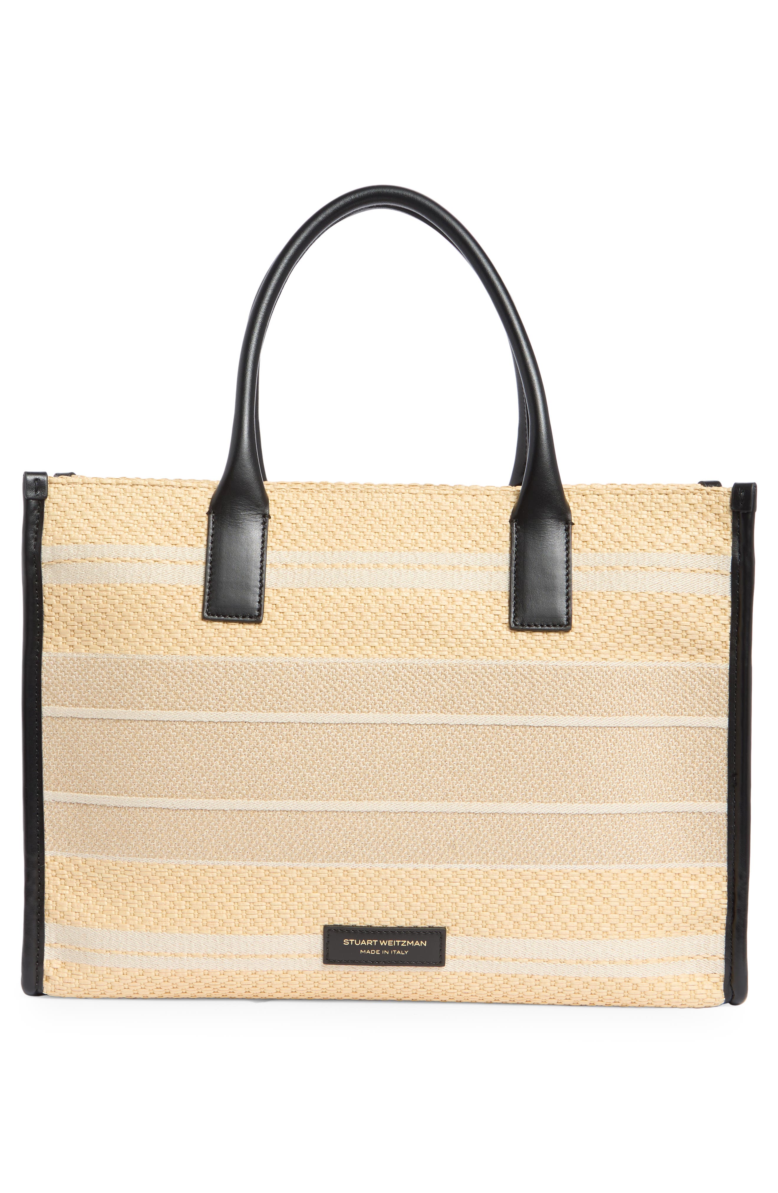 Stuart Weitzman SW Raffia Tote, Alternate, color, 