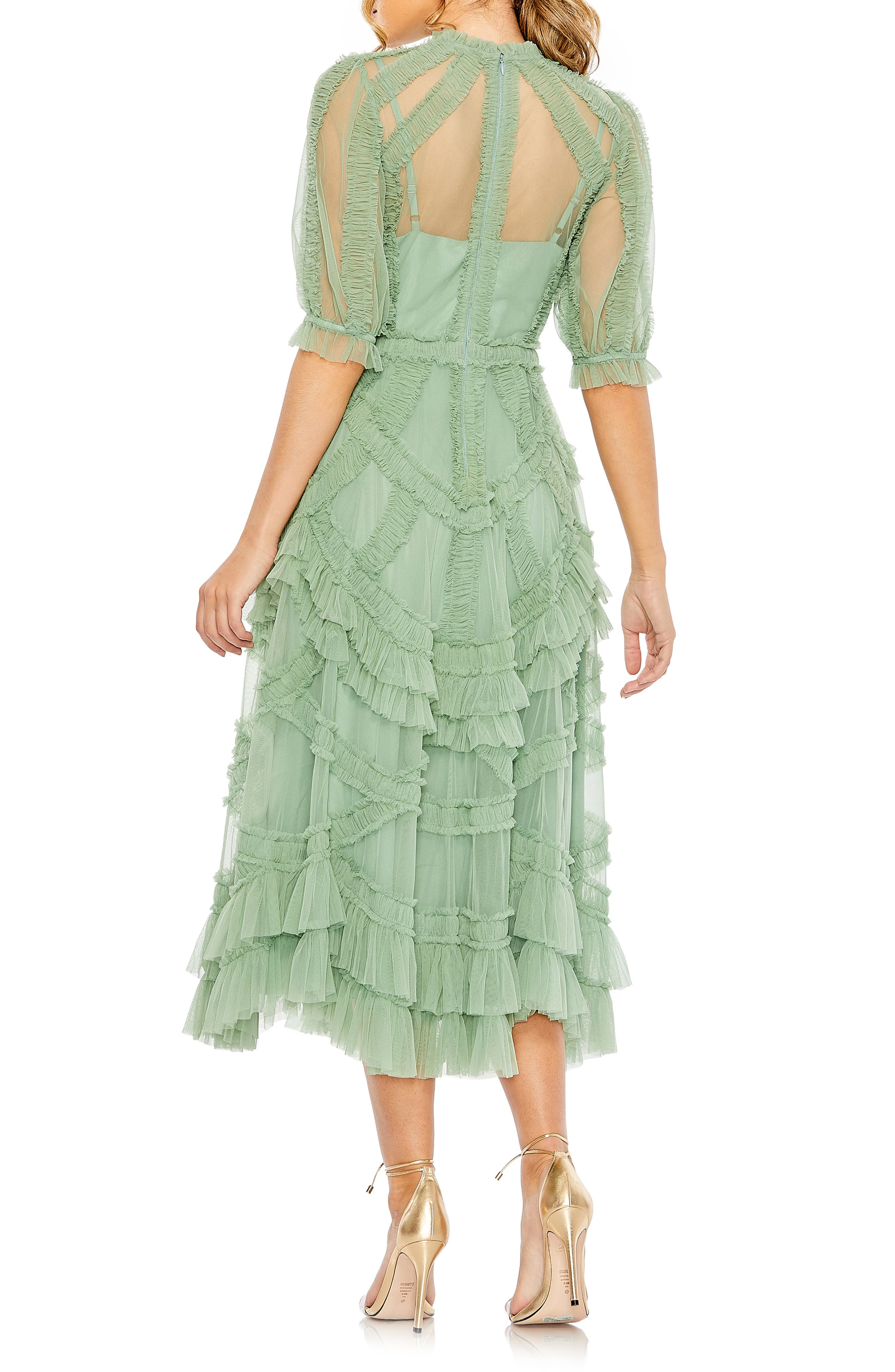 layered ruffle dress with sleeves Evalyn Tiered Maxi Shop American Threads Women's Trendy Online Boutique White / L tiered floral maxi dress offers a relaxed yet refined vibegreat for everyday wear Mac Duggal Women's High Neck
