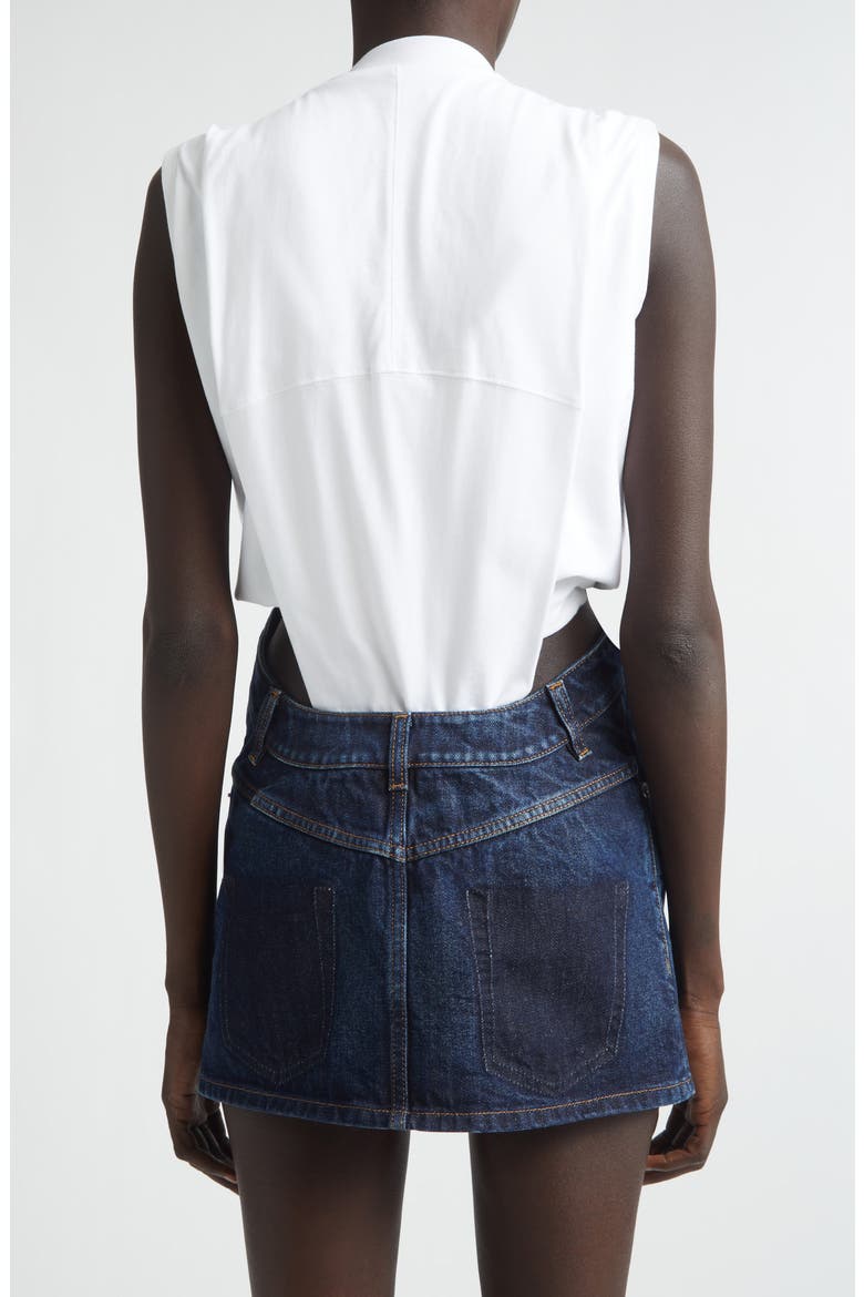Twisted Bodysuit, Alternate, color, WHITE