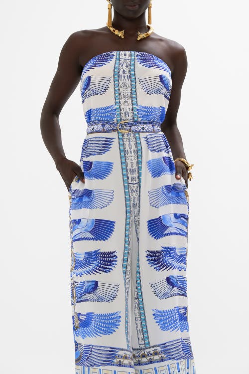Camilla Strapless Jumpsuit With D Ring Belt Dancing With Daylight In Dancing With Daylight