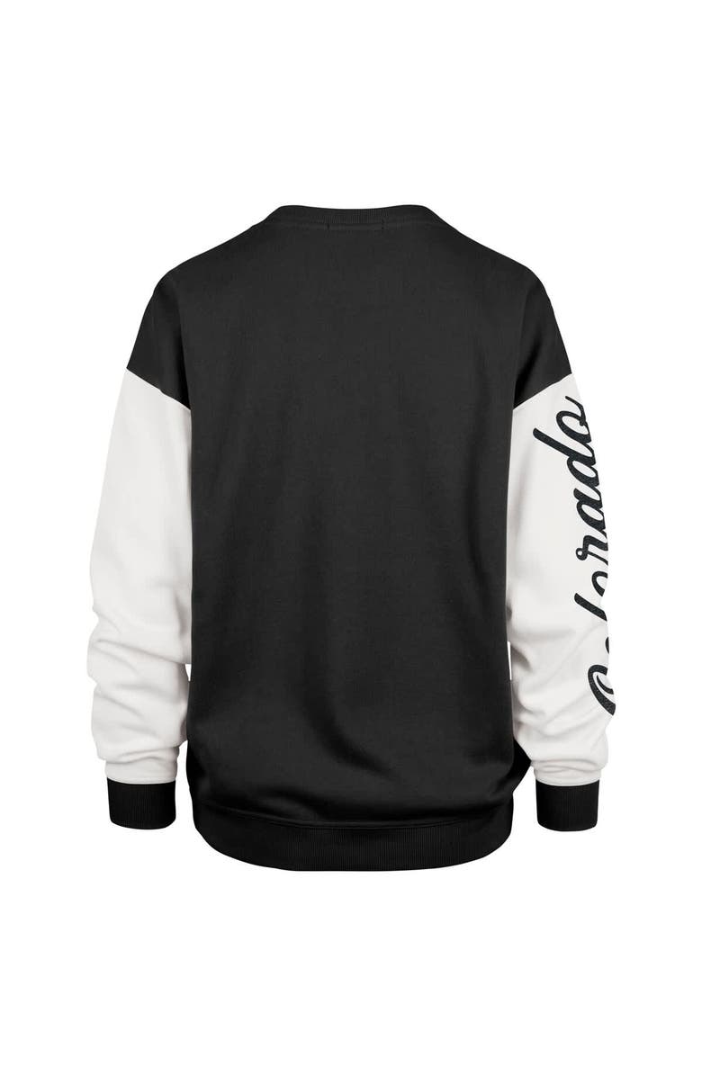 '47 Women's '47 Black Colorado Buffaloes Double Header Rise Andie Pullover Sweatshirt, Alternate, color, Black
