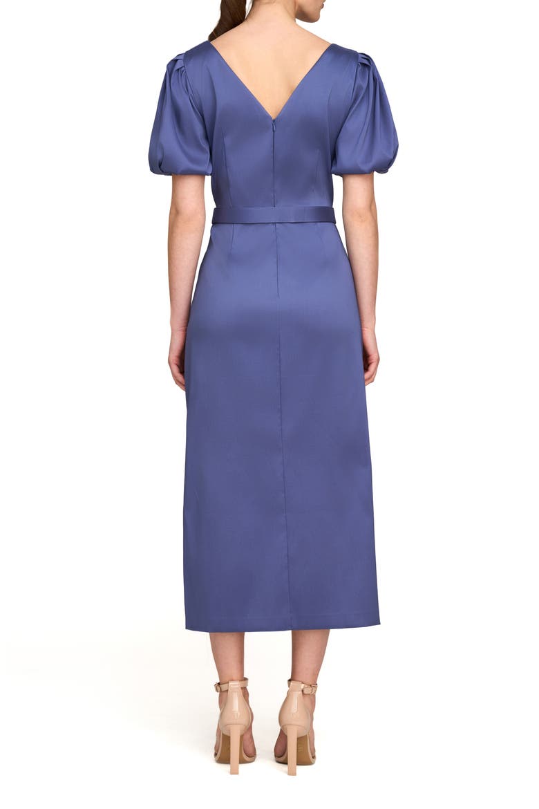 Chiara Sheath Evening Dress, Alternate, color, INDIGO