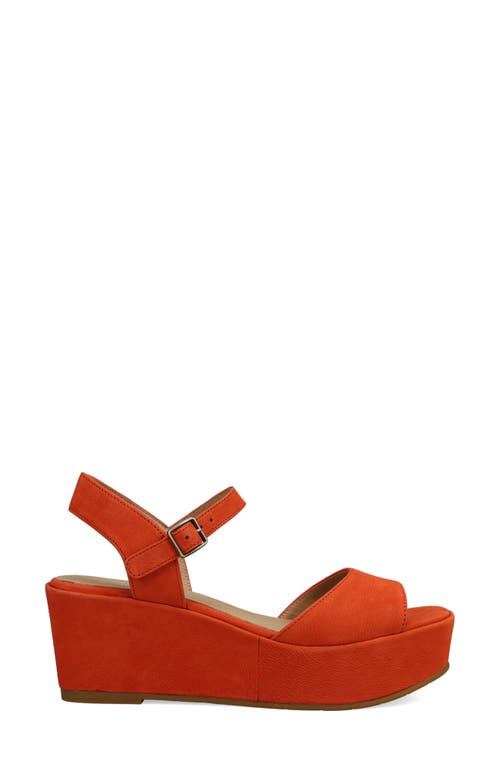 Eileen Fisher Mime Platform Sandal In Tangelo