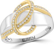 EFFY Two-Tone Diamond Ring