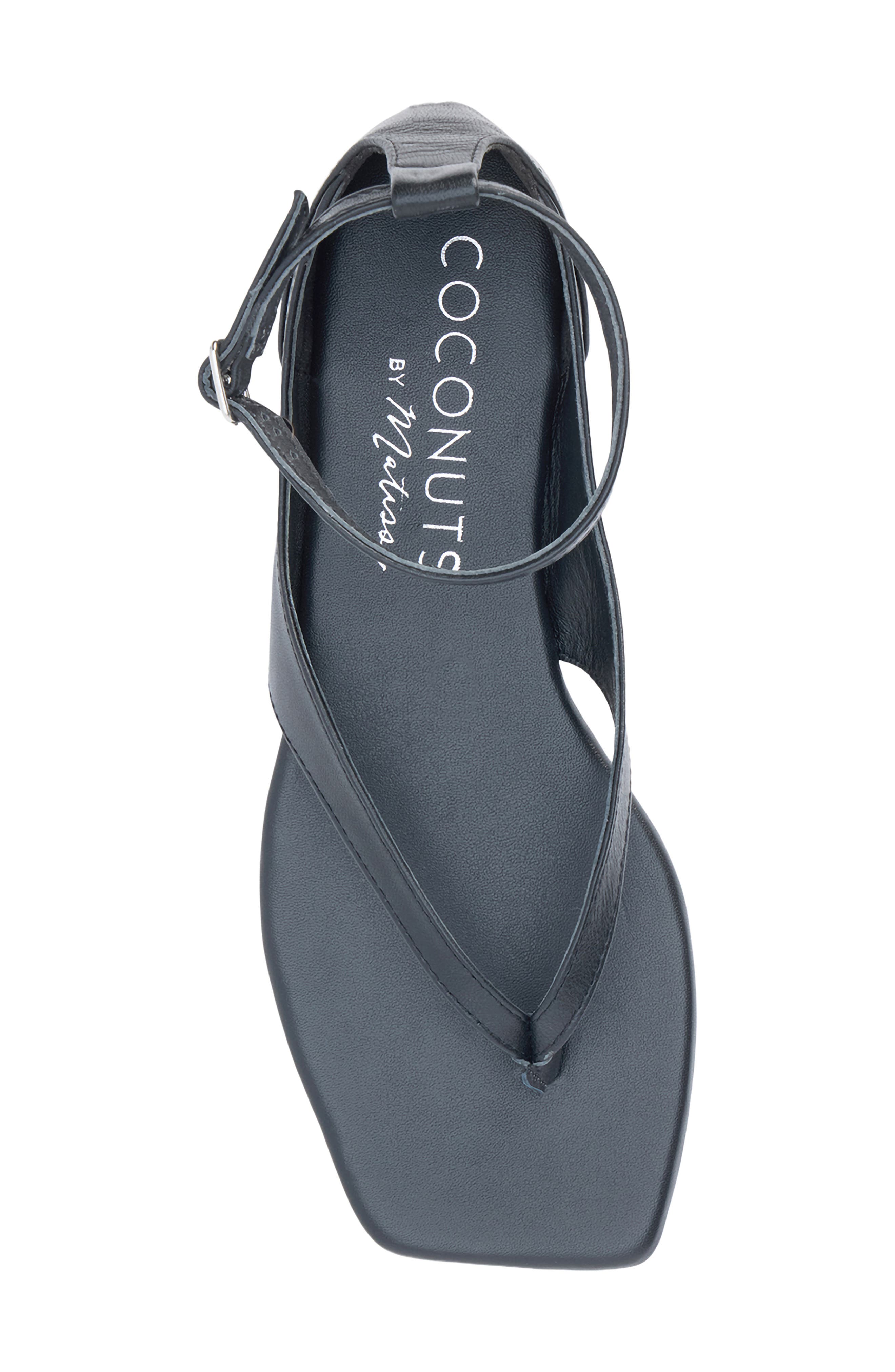 Coconuts by Matisse Kerry Ankle Strap Sandal, Alternate, color, Black Leather