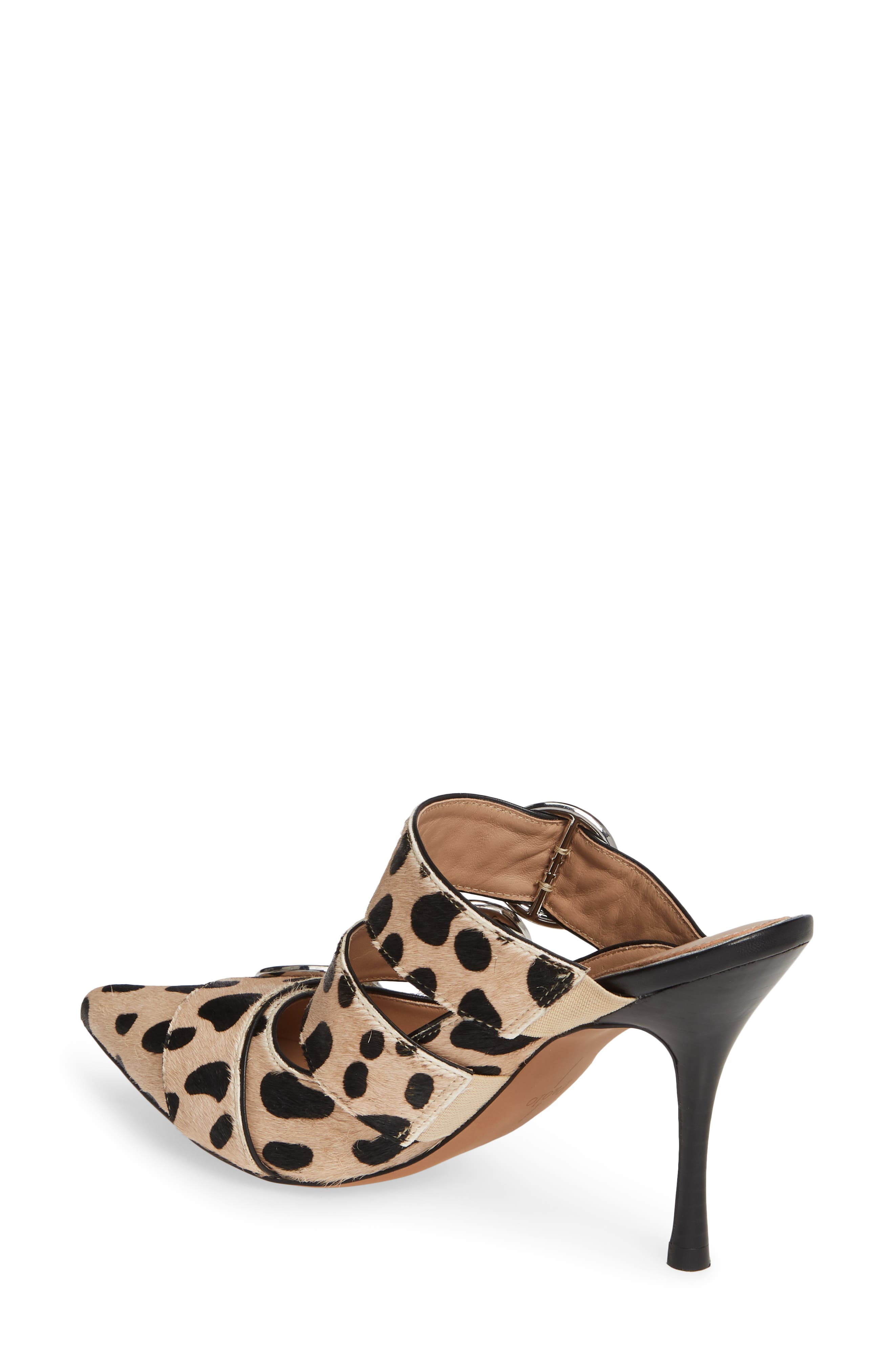 Upton Strappy Mule, Alternate, color, TAN/ BLACK CALF HAIR