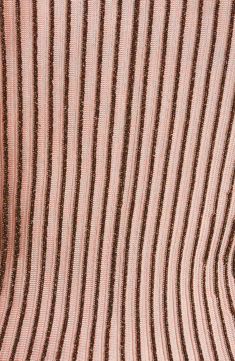 Jean Paul Gaultier Body Morph Trompe l'Oeil Rib Sweater, Alternate, color, 