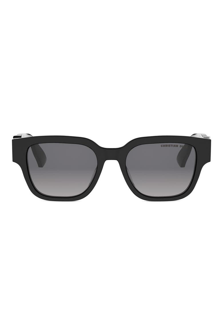 DiorOblique S1I 53mm Square Sunglasses (Men) | Nordstrom
