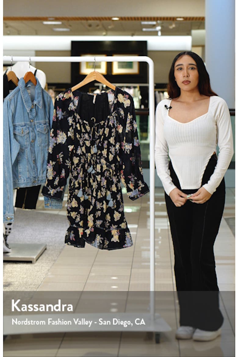 Camella Floral Print Minidress video