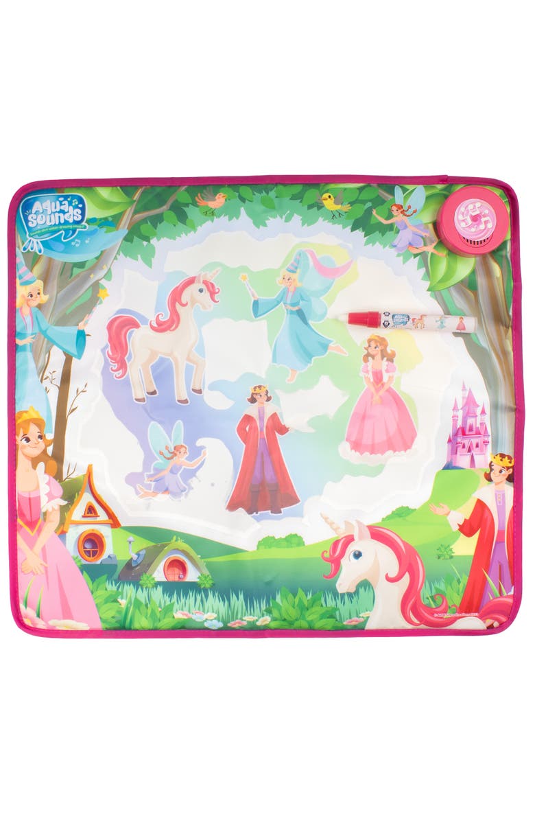 Sinco Aqua Sounds Magic Mat Fairytale Fantasy Water Drawing, Ages 2+, Alternate, color, Multicolored