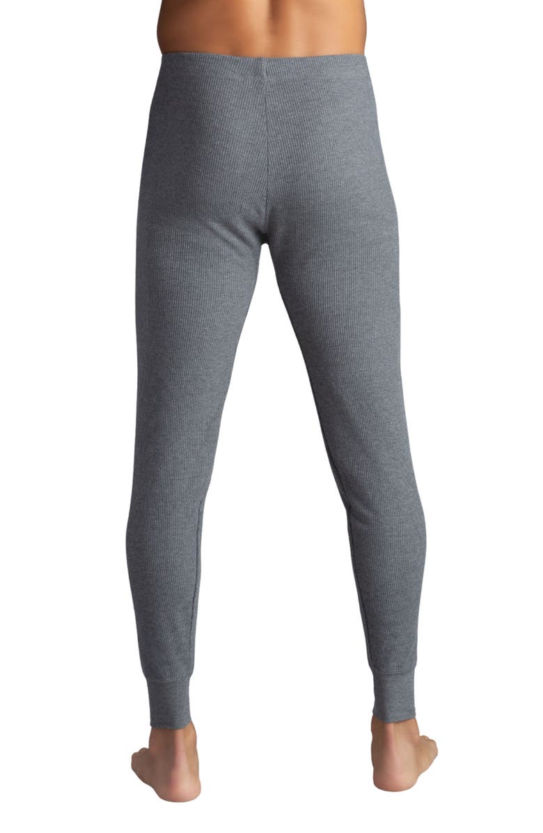 Watson's Men's Waffle Thermal Long John, Alternate, color, Heather Charcoal