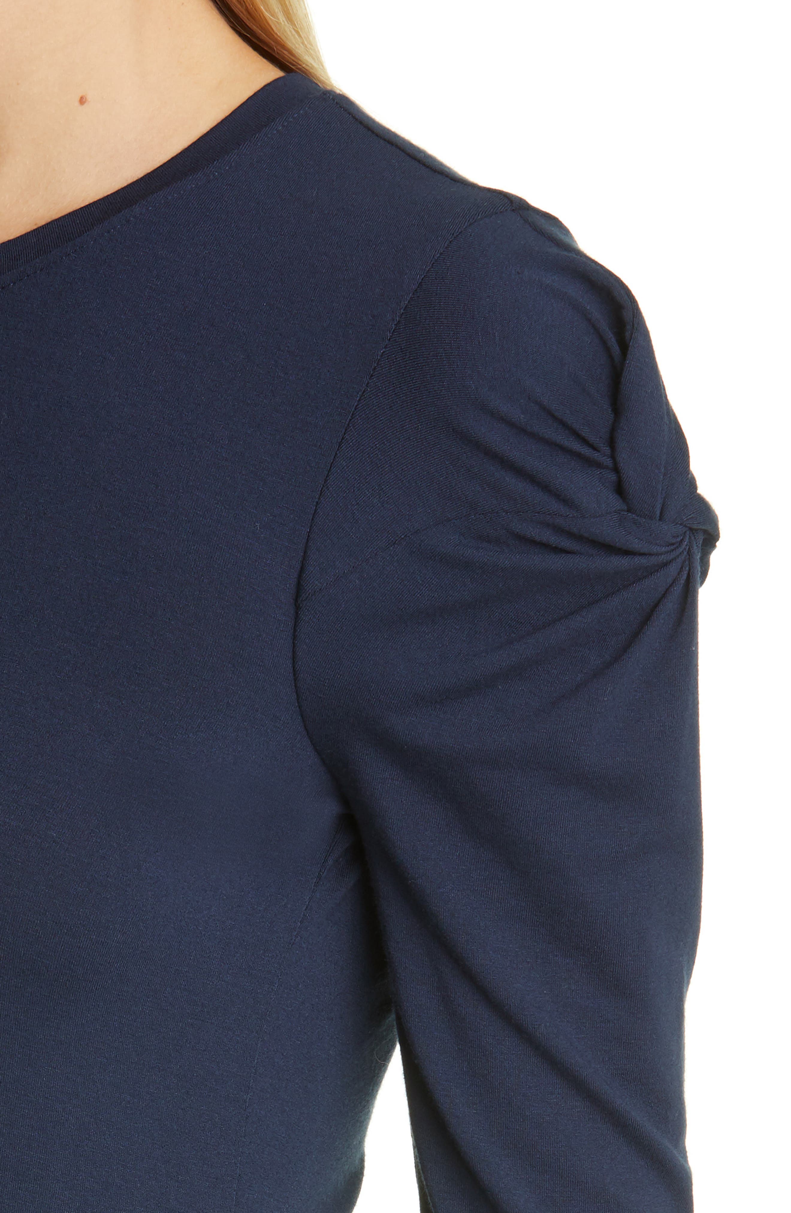 FRAME Twisted Long Sleeve T-Shirt (Women) | Nordstrom