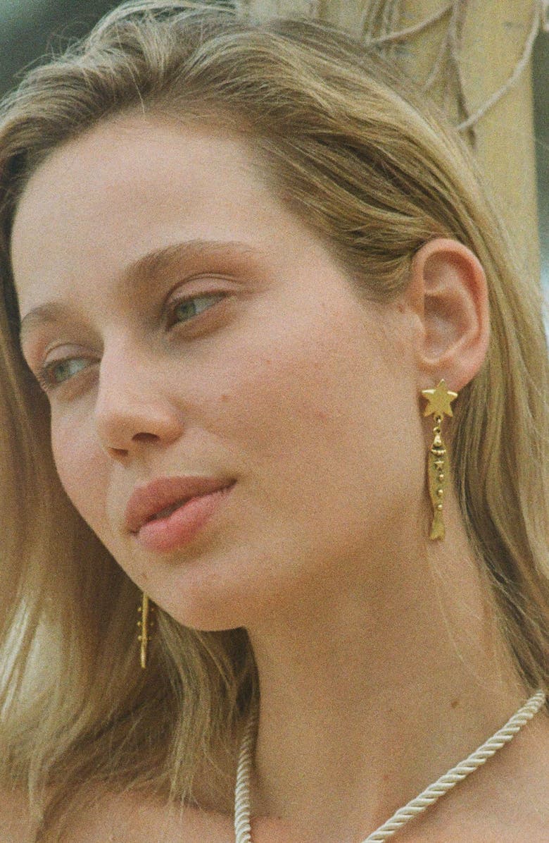 sccollection Finn Earrings, Alternate, color, Gold