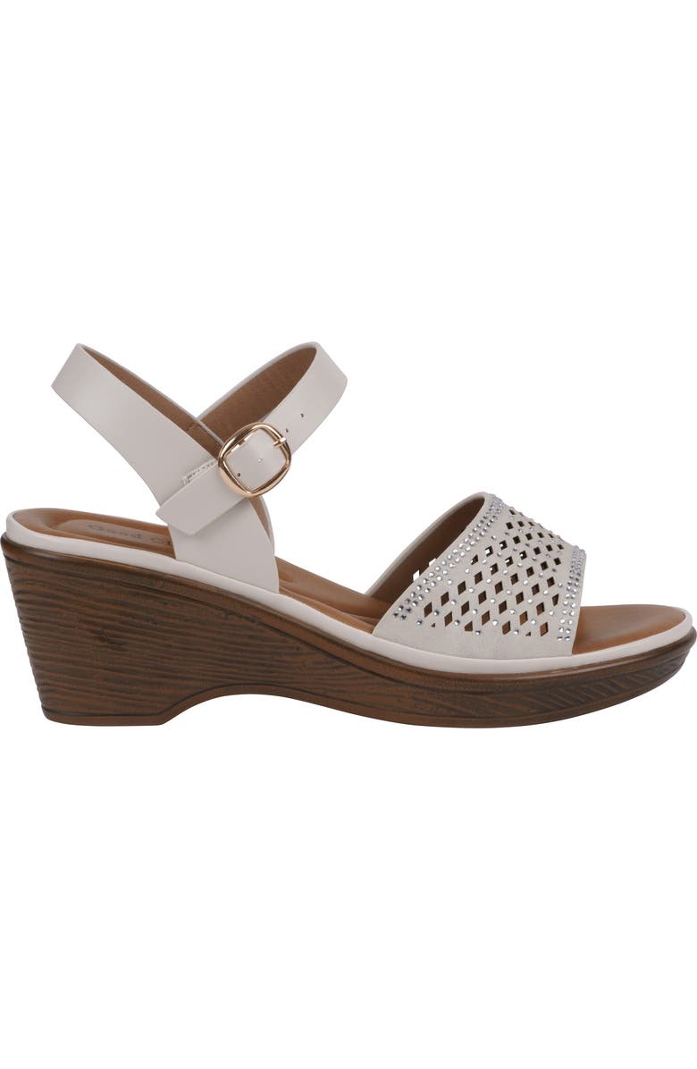 GC SHOES Ankle Strap Sandal, Alternate, color, Ivory