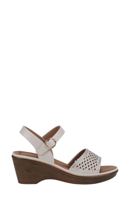 Gc Shoes Ankle Strap Sandal In Ivory
