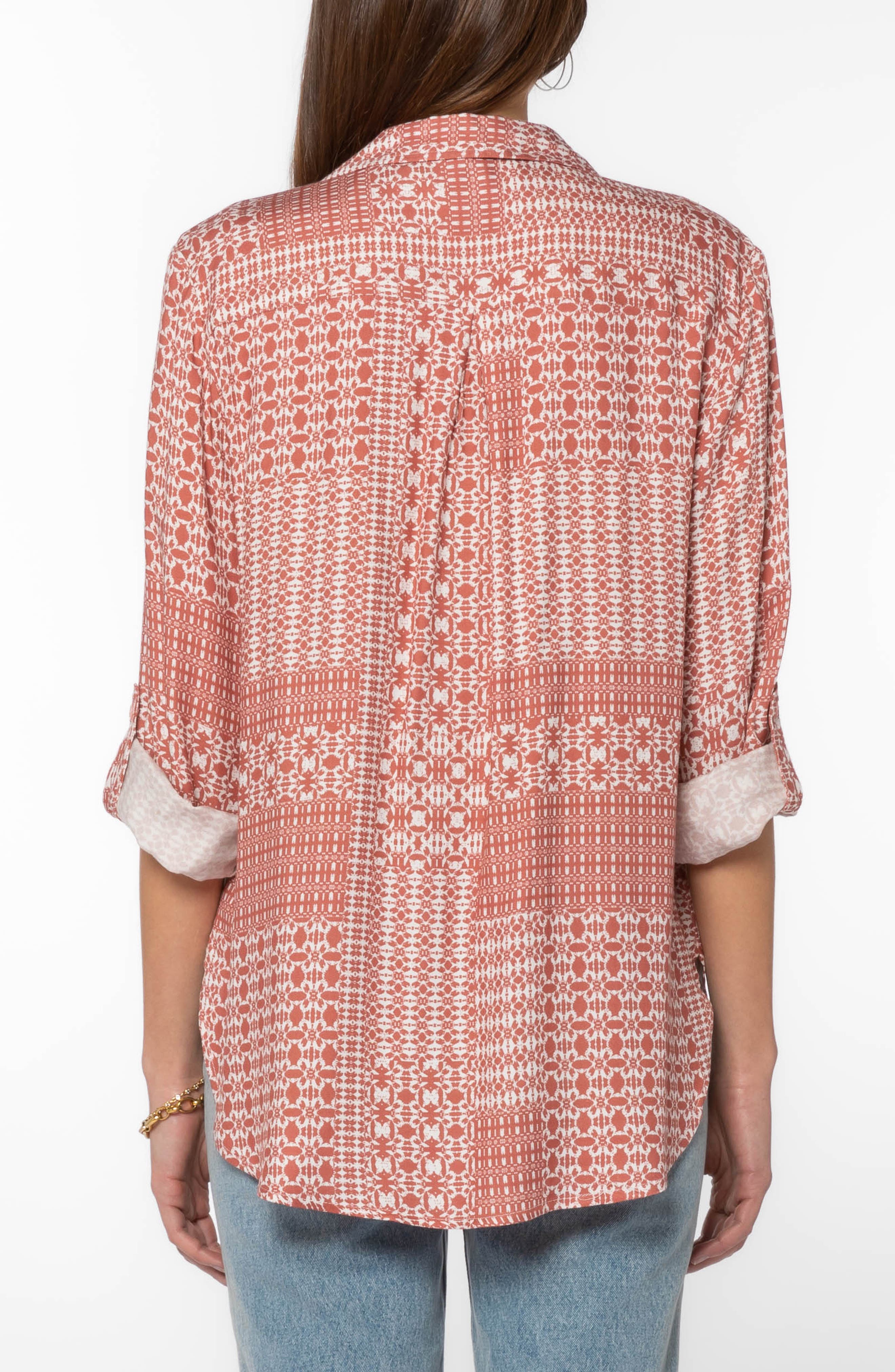 Genovia Roll Tab Button-Up Shirt - image 2