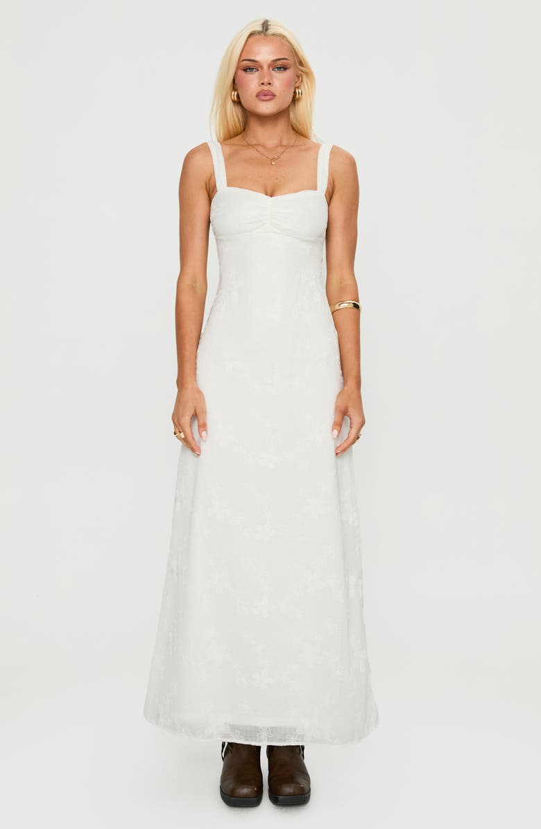 Princess Polly Maisone Floral Embroidered Maxi Dress, Alternate, color,