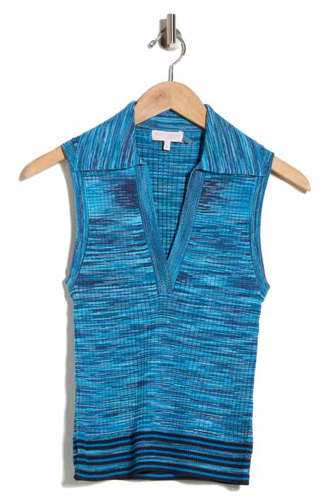 Ramy Brook Birdie Collared Sweater Tank