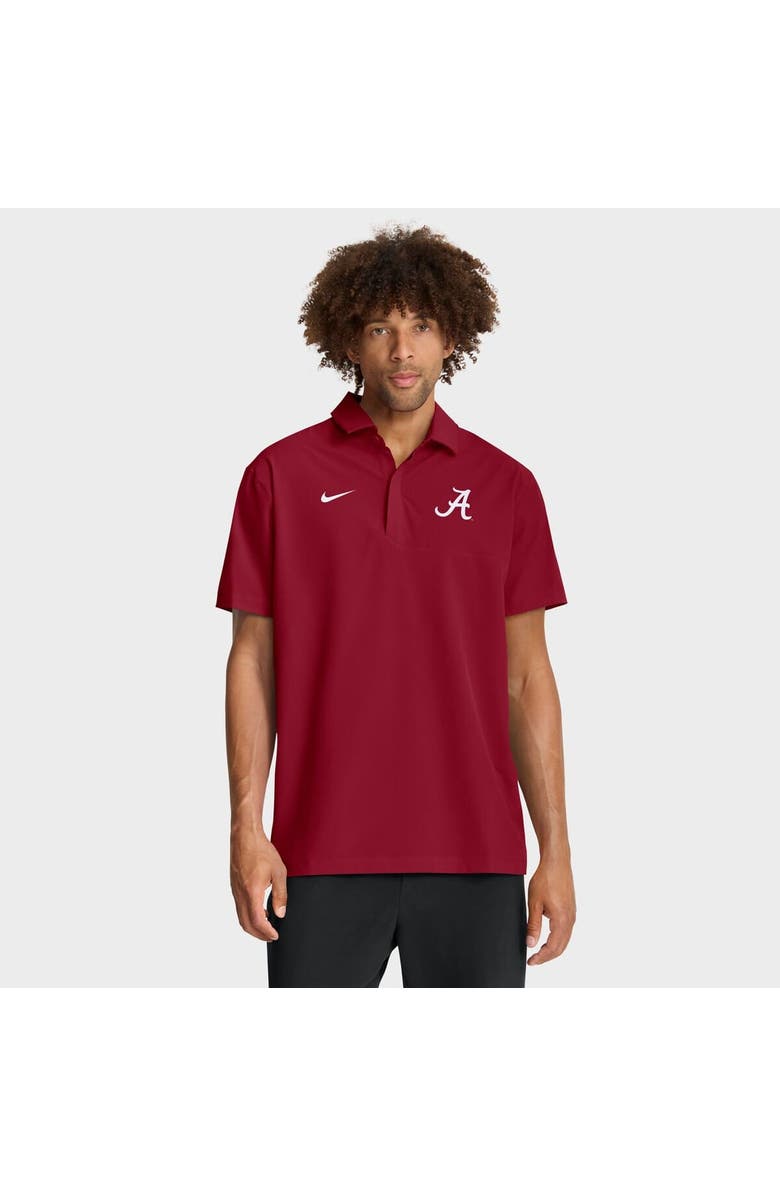 Nike Men's Nike Crimson Alabama Crimson Tide 2025 Coaches Sideline Polo, Main, color, Crimson