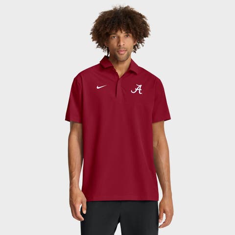 Men's Nike Crimson Alabama Crimson Tide 2025 Coaches Sideline Polo