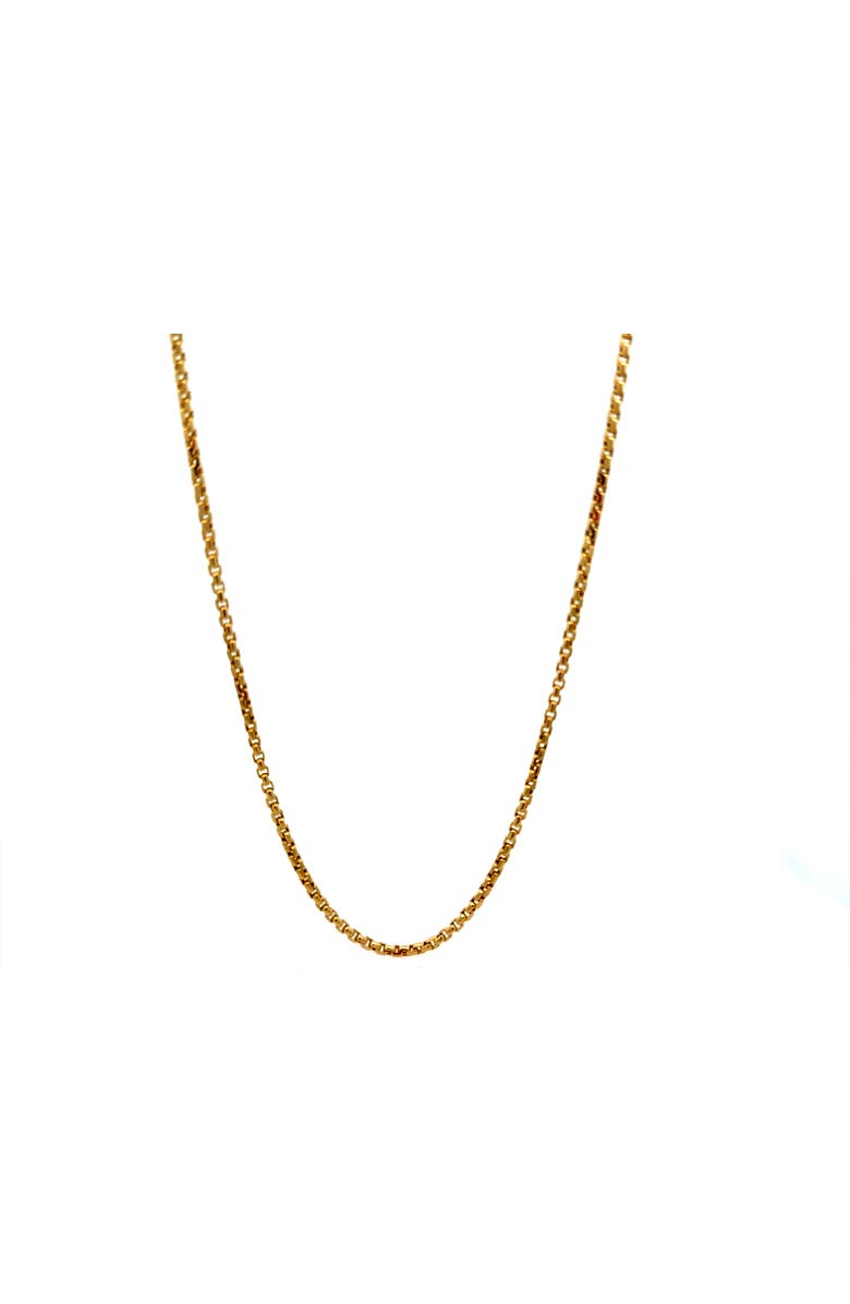 Ancona Jewelry 14K Box Link 2mm 20in 5g Chain Necklace, Main, color, Yellow Gold