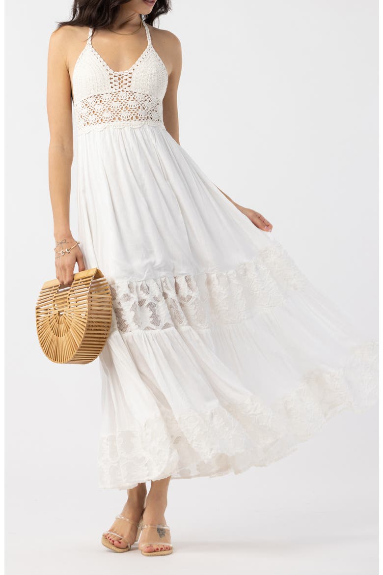 Isabella Maxi Dress, Alternate, color, OFF WHITE