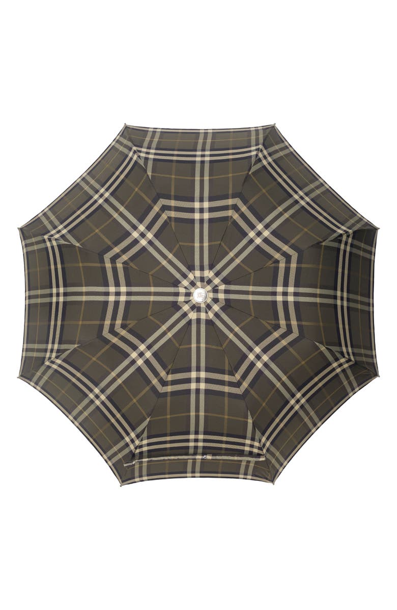 Burberry Georgie Check Compact Umbrella, Alternate, color, 