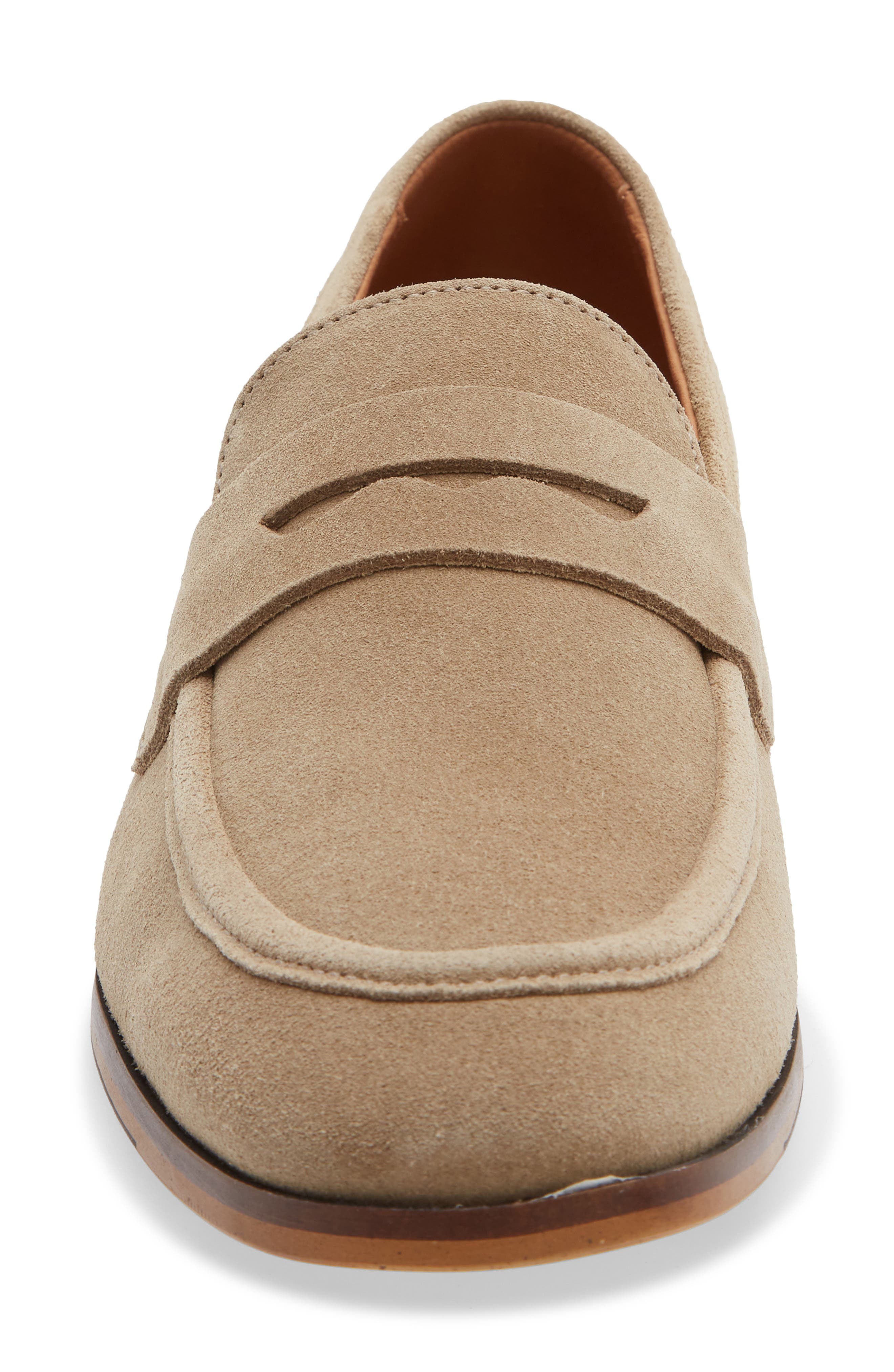 Bruno Magli Modena Loafer, Alternate, color, Taupe Suede