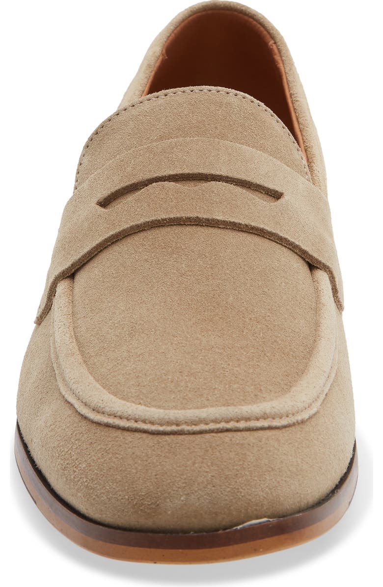 Bruno Magli Modena Loafer, Alternate, color, Taupe Suede