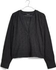 Madewell Long Sleeve Eyelet Top
