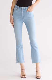PAIGE Claudine Cropped Flare Leg Jeans